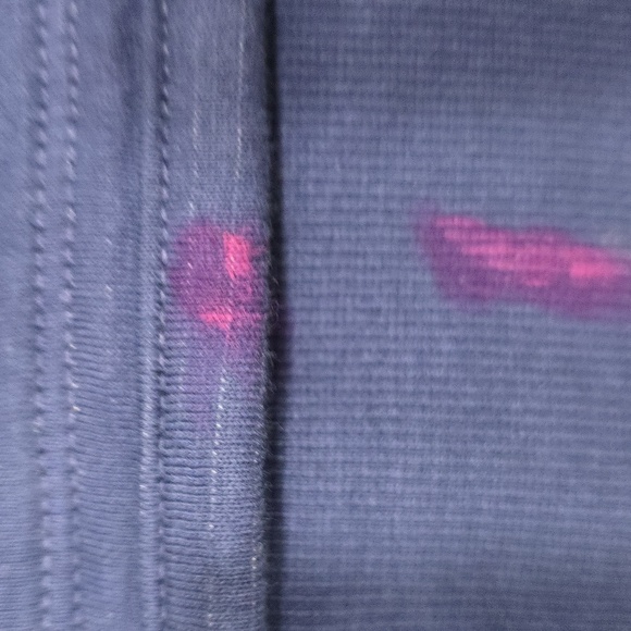 Athleta Navy Sundown Tie Die Crewneck Sweatshirt. Size XS - Picture 4 of 4